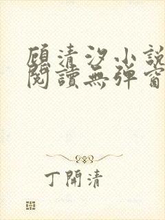 顾清汐小说免费阅读无弹窗