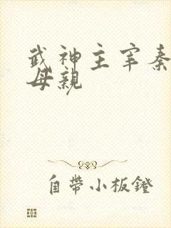 武神主宰秦尘的母亲
