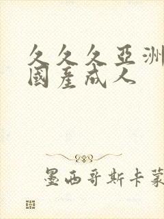 久久久亚洲精品国产成人