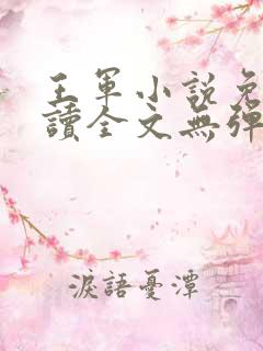 王军小说免费阅读全文无弹窗