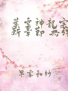 叶云神龙宗 最新章节 无弹窗