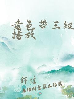 黄色带三级在线播放