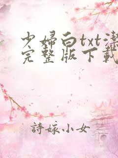 少妇白txt洁完整版下载