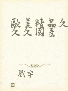 欧美精品久久久久久国产