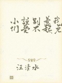 小说别惹我,你们受不起免费阅读全文