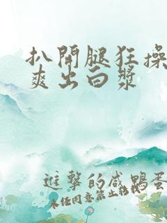 扒开腿狂操女人爽出白浆