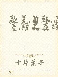 欧美,日韩,国产,精品在线观看