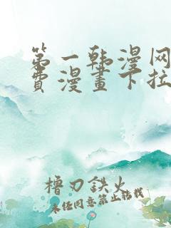 第一韩漫网站免费漫画下拉式阅读