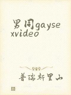 男同gaysexvideo