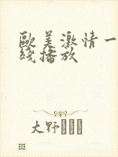 欧美激情一区在线播放