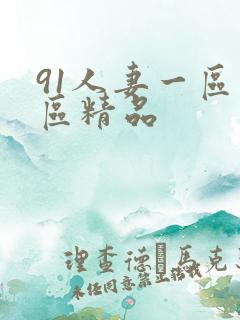 91人妻一区二区精品