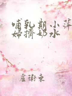 哺乳期小萍萍少妇挤奶水