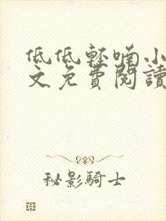 低低轻喃小说全文免费阅读笔趣阁