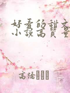 好看的甜文言情小说高质量文笔好