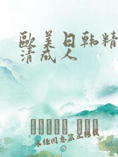 欧美日韩精品高清成人