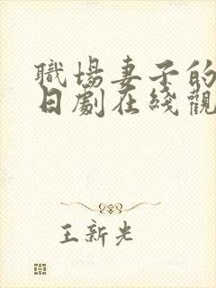 职场妻子的秘密日剧在线观看