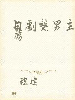 日剧双男主剧推荐