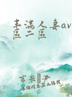 丰满人妻av一区二区