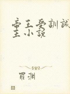 帝王受训诫双男主小说