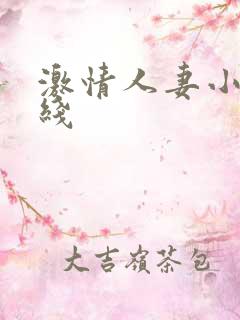 激情人妻小说在线