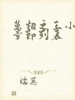 万相之王小说新章节列表