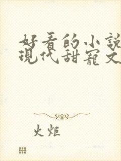 好看的小说言情现代甜宠文