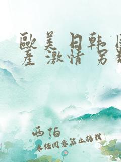 欧美 日韩 国产 激情 另类