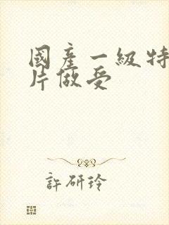 国产一级特黄大片做受