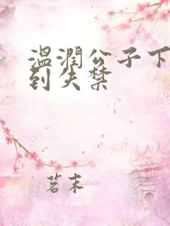 温润公子下药c到失禁