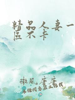 精品人妻一区二区不卡