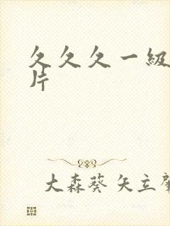 久久久一级国产片