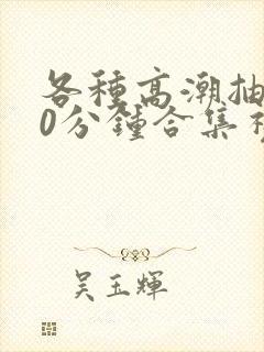 各种高潮抽搐30分钟合集视频