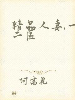 精品人妻,一区二区