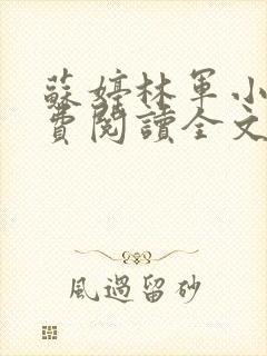 苏婷林军小说免费阅读全文无弹窗