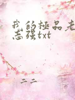 我的极品老婆方志强txt