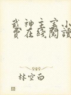 武神主宰小说免费在线阅读