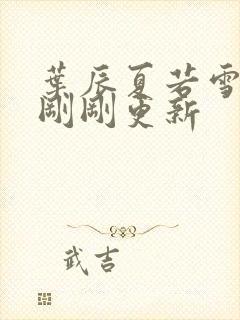 叶辰夏若雪孙怡刚刚更新