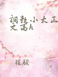 调教小太正肉车文高h