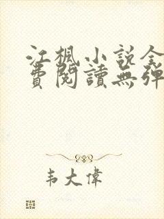 江枫小说全文免费阅读无弹窗