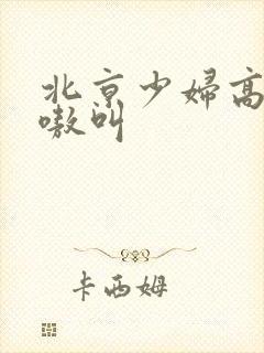 北京少妇高潮嗷嗷叫