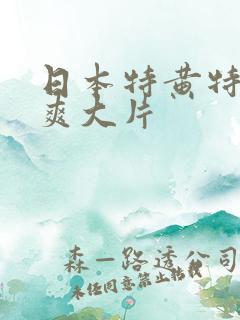 日本特黄特色特爽大片