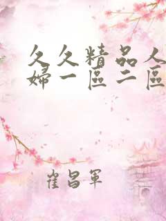 久久精品人妻少妇一区二区