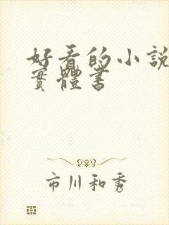 好看的小说言情实体书