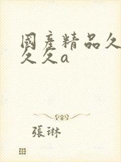 国产精品久久久久久a