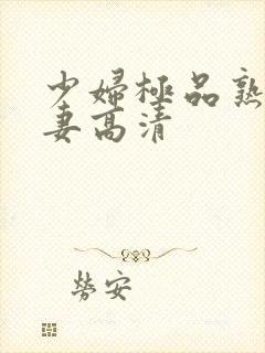 少妇极品熟妇人妻高清