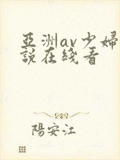 亚洲av少妇小说在线看