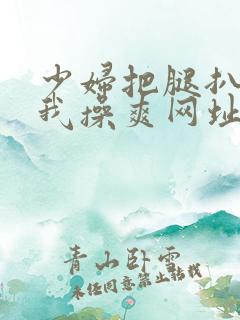 少妇把腿扒开让我操爽网址