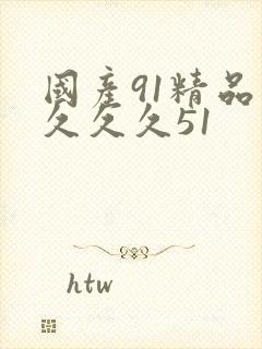 国产91精品久久久久51