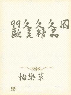 99久久久国产欧美精品