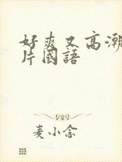 好爽又高潮了毛片国语